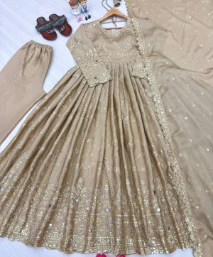 AAROHI DESIGNER PD 1097 C FANCY ANARKALI GOWN