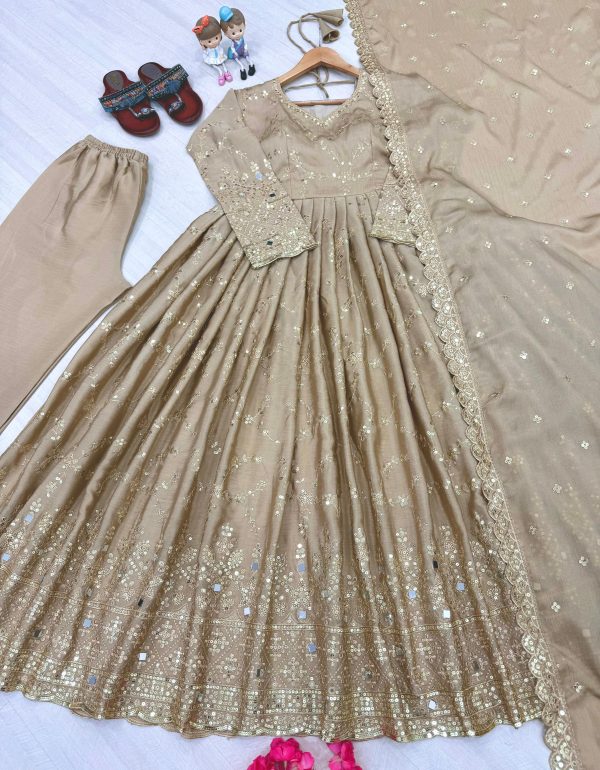 AAROHI DESIGNER PD 1097 C FANCY ANARKALI GOWN