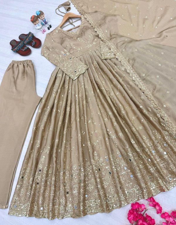 AAROHI DESIGNER PD 1097 C FANCY ANARKALI GOWN