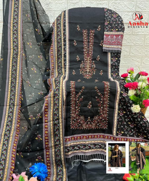 AASHA DESIGNER 1102 B RIWAYAT PREMIUM SUITS