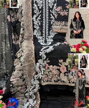 AASHA DESIGNER 1170 A COTTON EMBROIDERED SUITS