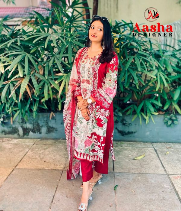 AASHA DESIGNER 1173 COTTON SALWAR KAMEEZ