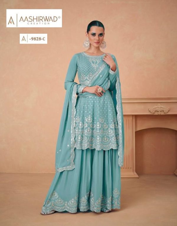 AASHIRWAD CREATION 9828 C AAHANA SALWAR SUITS