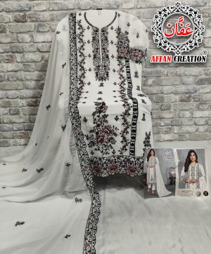 AFFAN CREATION 193 GEORGETTE SALWAR KAMEEZ