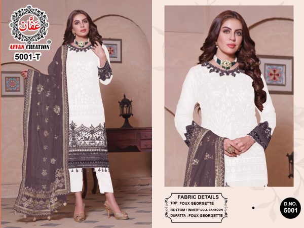 AFFAN CREATION 5001 T PAKISTANI SALWAR KAMEEZ