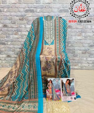 AFFAN CREATION C 19 B COTTON PAKISTANI SUITS