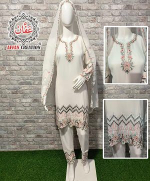 AFFAN CREATION R 8 N GEORGETTE SALWAR KAMEEZ