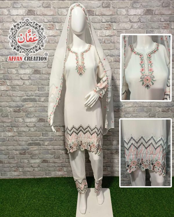 AFFAN CREATION R 8 N GEORGETTE SALWAR KAMEEZ