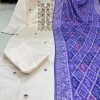 AKSHAR DESIGNER BLUE BANDHEJ KURTI WHOLESALE