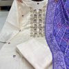 AKSHAR DESIGNER BLUE BANDHEJ KURTI WHOLESALE