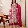 AKSHAR DESIGNER MAROON JASOOD ANARKALI KODI SET