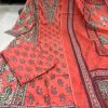 AKSHAR DESIGNER PEACH MONSOON COTTON KURTI