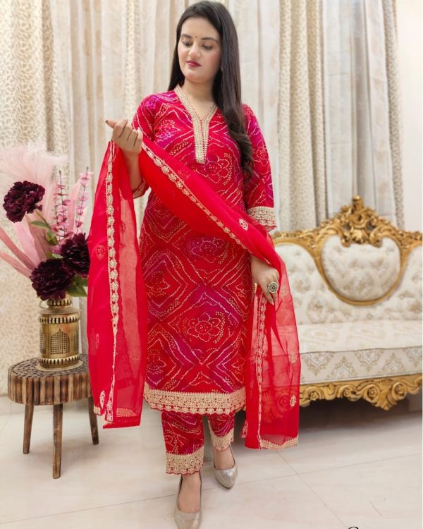AKSHAR DESIGNER PINK SATRANGI SUITS WHOLESALE