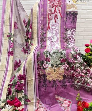 ALZOHAIB AZ 1090 COTTON PAKISTANI SUITS ONLINE