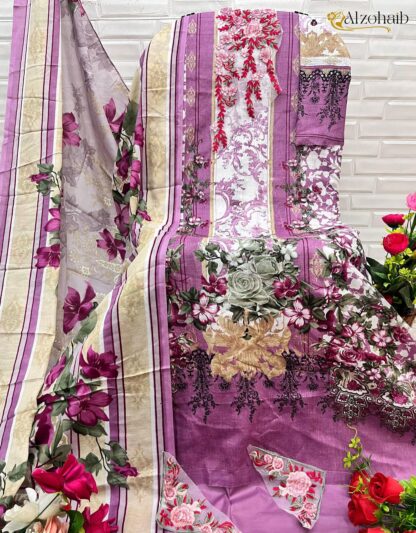 ALZOHAIB AZ 1090 COTTON PAKISTANI SUITS ONLINE