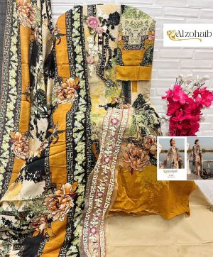 ALZOHAIB AZ 1092 COTTON SALWAR SUITS IN INDIA