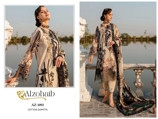 ALZOHAIB AZ 1092 COTTON SALWAR SUITS IN INDIA
