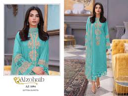 ALZOHAIB AZ 1094 COTTON PAKISTANI SUITS ONLINE