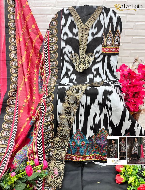ALZOHAIB AZ 1102 COTTON SALWAR KAMEEZ