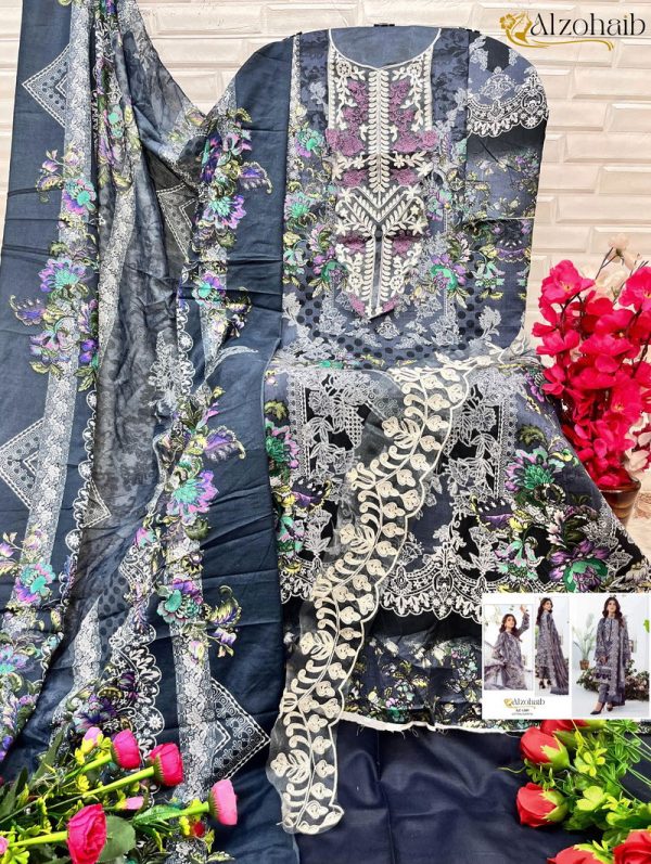 ALZOHAIB AZ 1105 COTTON SALWAR KAMEEZ
