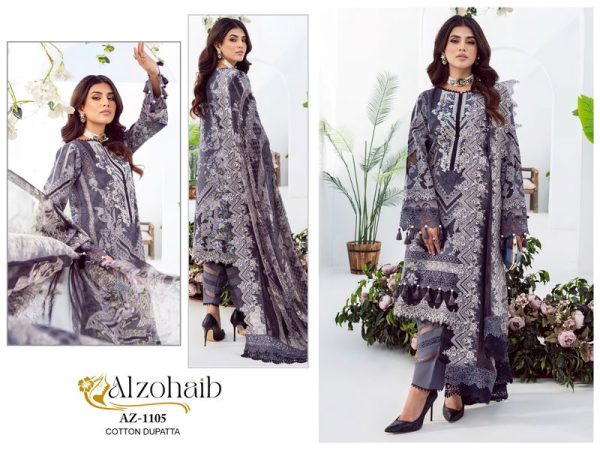 ALZOHAIB AZ 1105 COTTON SALWAR KAMEEZ