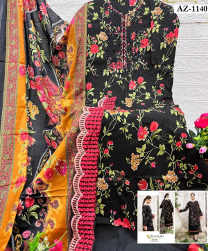 ALZOHAIB AZ 1140 COTTON PAKISTANI SUITS IN INDIA