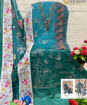 ALZOHAIB AZ 1147 COTTON PAKISTANI SALWAR SUITS