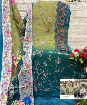 ALZOHAIB AZ 1149 COTTON PAKISTANI SALWAR SUITS