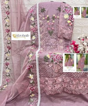ALZOHAIB AZ 1197 A ORGANZA SALWAR KAMEEZ