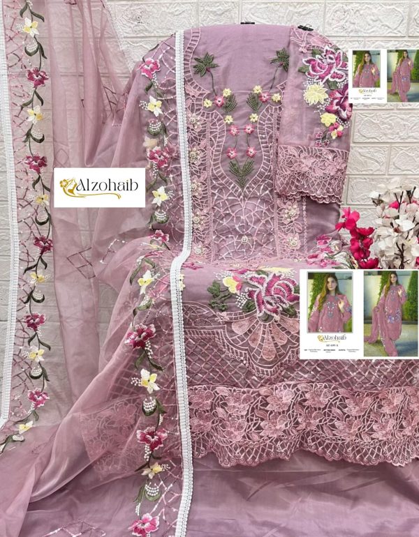 ALZOHAIB AZ 1197 A ORGANZA SALWAR KAMEEZ