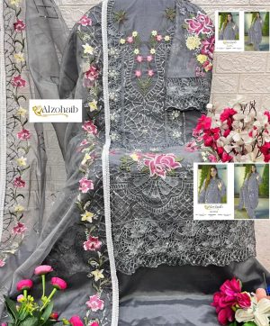 ALZOHAIB AZ 1197 B ORGANZA SALWAR KAMEEZ