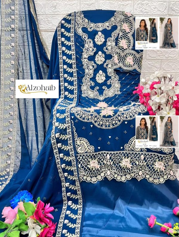 ALZOHAIB AZ 1201 GEORGETTE SALWAR KAMEEZ