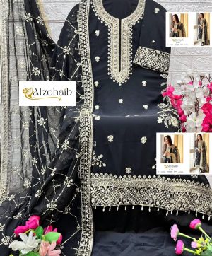 ALZOHAIB AZ 1204 GEORGETTE PAKISTANI SUITS