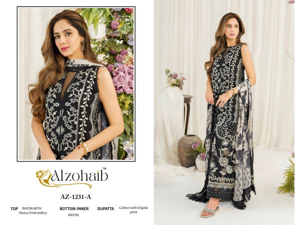 ALZOHAIB AZ 1231 A RUBA VOL 1 SALWAR KAMEEZ