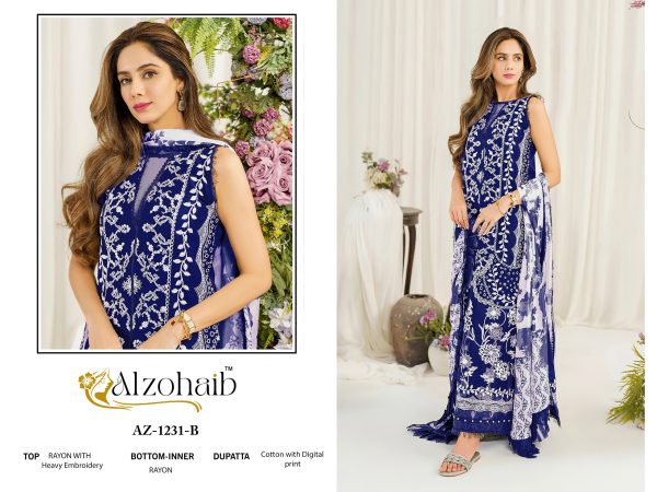 ALZOHAIB AZ 1231 B RUBA VOL 1 SALWAR KAMEEZ