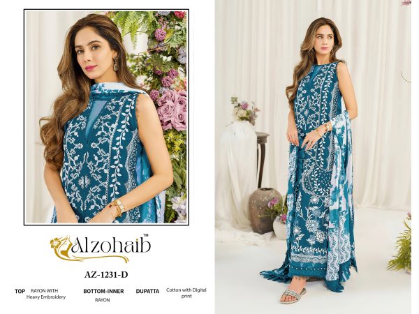 ALZOHAIB AZ 1231 D RUBA VOL 1 SALWAR KAMEEZ