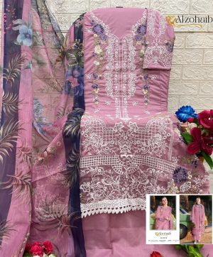 ALZOHAIB AZ 1233 A ZAHRA VOL 2 COTTON SUITS