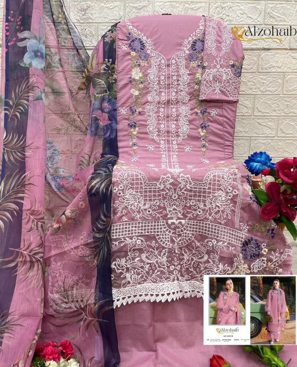 ALZOHAIB AZ 1233 A ZAHRA VOL 2 COTTON SUITS