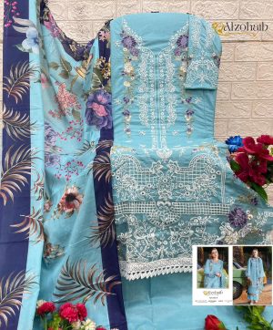 ALZOHAIB AZ 1233 B ZAHRA VOL 2 COTTON SUITS