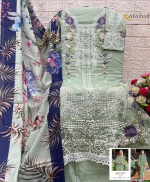 ALZOHAIB AZ 1233 D ZAHRA VOL 2 COTTON SUITS