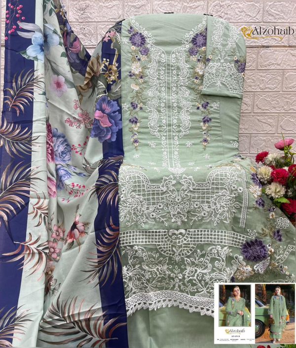 ALZOHAIB AZ 1233 D ZAHRA VOL 2 COTTON SUITS
