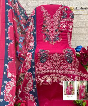 ALZOHAIB AZ 1234 D ZAHRA VOL 1 COTTON SUITS
