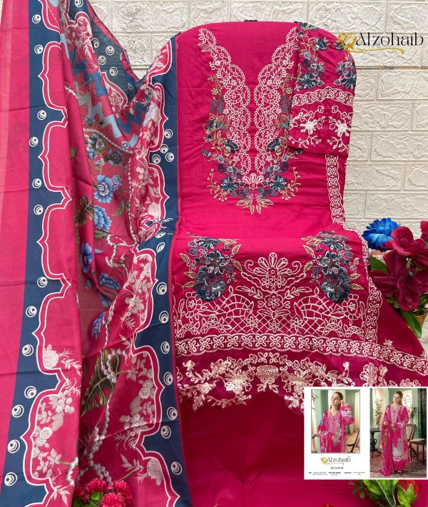 ALZOHAIB AZ 1234 D ZAHRA VOL 1 COTTON SUITS