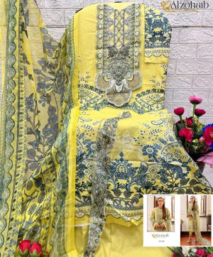 ALZOHAIB AZ 1246 COTTON SALWAR SUITS IN INDIA