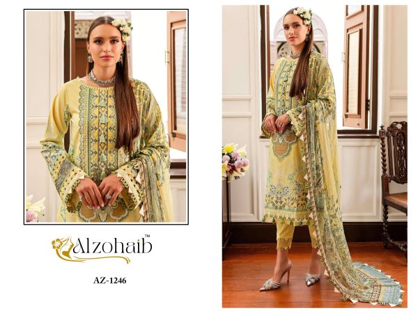 ALZOHAIB AZ 1246 COTTON SALWAR SUITS IN INDIA