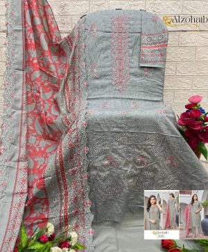 ALZOHAIB AZ 1262 A MAHIMA COTTON PAKISTANI SUITS