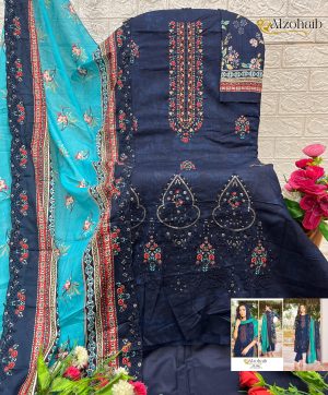 ALZOHAIB AZ 1266 A MAHIMA COTTON PAKISTANI SUITS