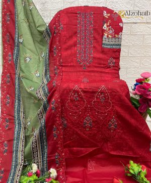 ALZOHAIB AZ 1267 A MAHIMA COTTON PAKISTANI SUITS