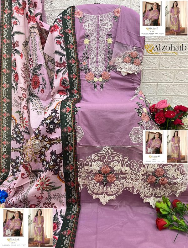 ALZOHAIB AZ 1272 ZAHRA VOL 3 COTTON SALWAR SUITS