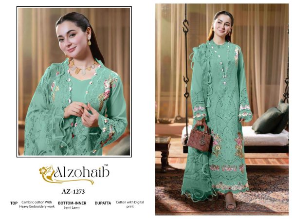 ALZOHAIB AZ 1273 ZAHRA VOL 3 COTTON SALWAR SUITS